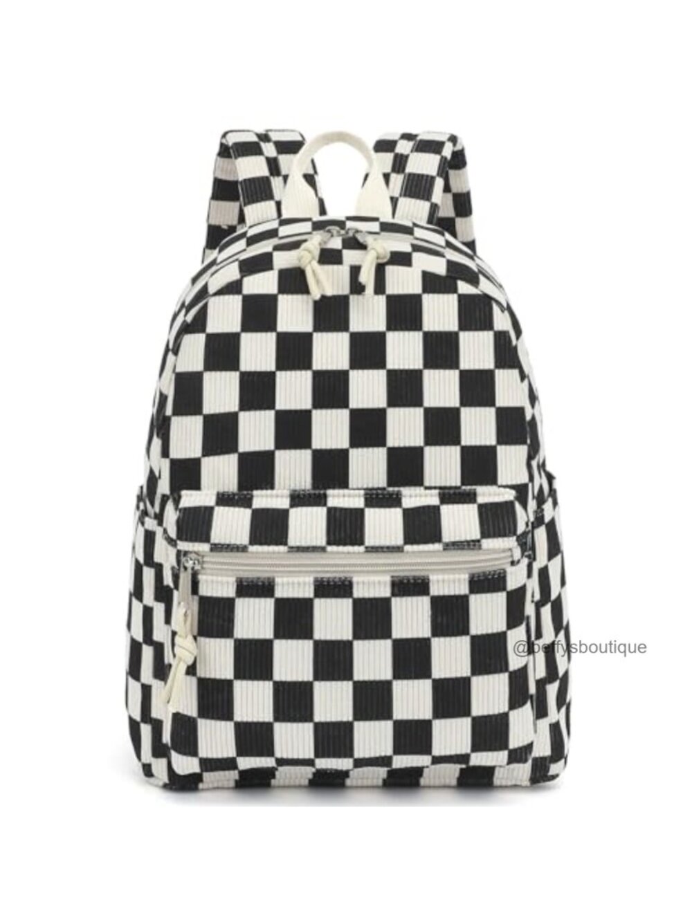 Corduroy Mini Backpack Purse Small Casual Daypack for Women Girls